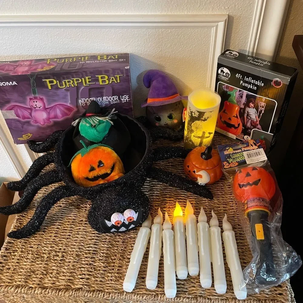 Vintage Halloween Decoration Lot